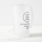 ロゴのプロモーションイベント フロストグラスビールジョッキ (正面右)