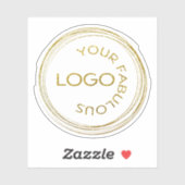 ロゴのプロモーションビジネスの追加 シール (シート)