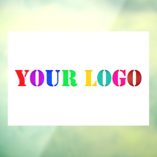 ロゴのプロモーションビジネスウィンドウの固定 ウィンドウサイン (シート3)