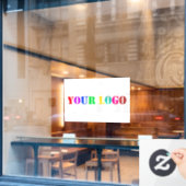 ロゴのプロモーションビジネスウィンドウの固定 ウィンドウサイン (カフェ窓)