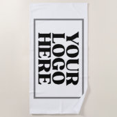 ロゴのプロモーション用ビーチタオルの追加 ビーチタオル (正面)