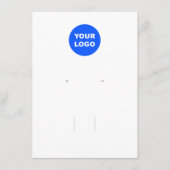 ロゴのヘアボウとイヤリングを追加 エンクロージャーカード (正面)