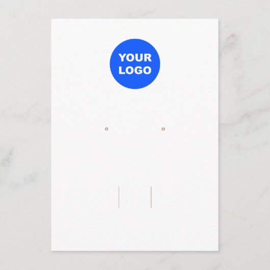 ロゴのヘアボウとイヤリングを追加 エンクロージャーカード (正面)