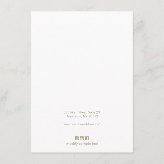 ロゴのヘアボウとイヤリングを追加 エンクロージャーカード (裏面)