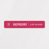 ロゴのホワイトラインのカラーカスタム製品の追加 ラベル (デザイン1)