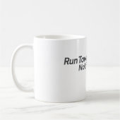 ロゴのマグからの操業の方のない コーヒーマグカップ (左)