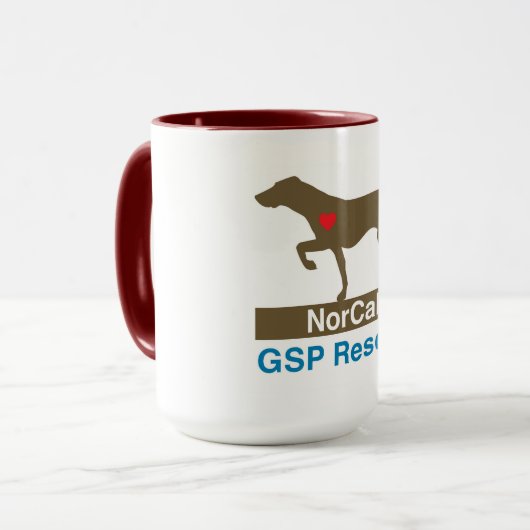 ロゴのマグ マグカップ (正面左)