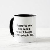 ロゴのマグ マグカップ (正面左)