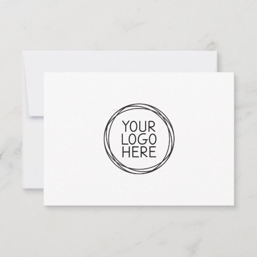 ロゴのミニマルなビジネスギフト証明書の追加 (正面)