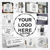 ロゴのミニマルモダンデザイン 名札