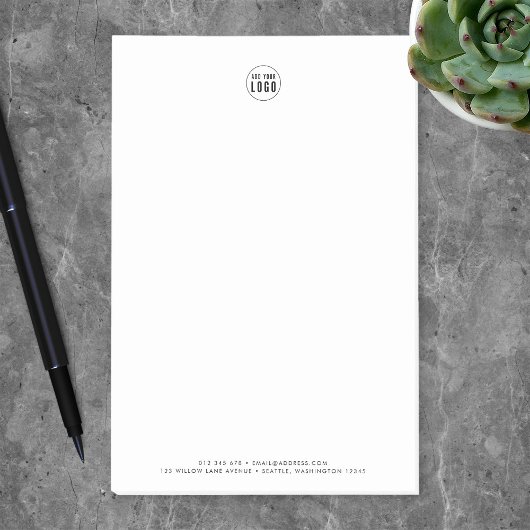 ロゴのミニマルモダンリストの追加パーソナライズされた ポストイット