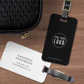 ロゴのモダンビジネス企業のの色カスタムの追加 ラゲッジタグ