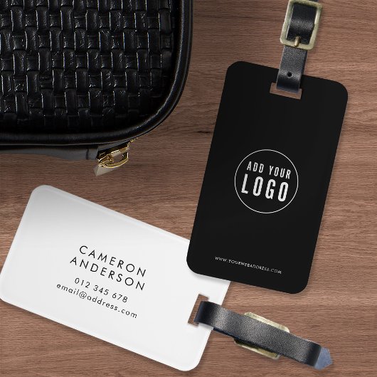 ロゴのモダンビジネス企業のの色カスタムの追加 ラゲッジタグ