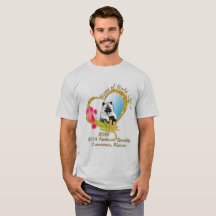 ロゴのユニセックスな基本的なTシャツ