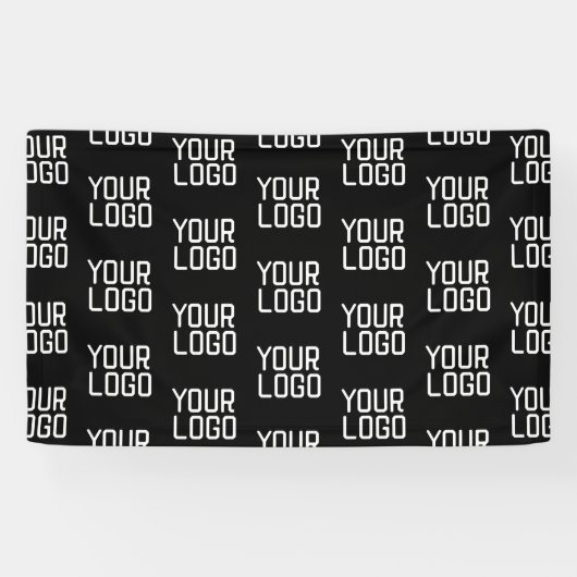 ロゴのリピートパターン編集可能テンプレートを追加 横断幕 (横)