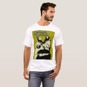 ロゴのワイシャツは音をたてて歩きます Tシャツ (正面フル)