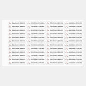 ロゴの上に三輪車または鉄のラベル ラベル (シート)