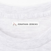 ロゴの上に三輪車または鉄のラベル ラベル (貼付)