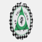 ロゴの休日のユニーク追加 オーナメントカード (右)