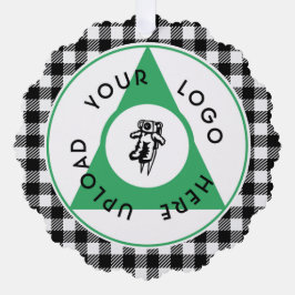 ロゴの休日のユニーク追加 オーナメントカード