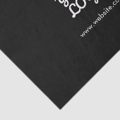 ロゴの会社名とWebサイトまたはスローガン 薄葉紙 (詳細)