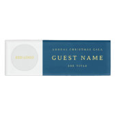 ロゴの会社名タグ 名札 (正面)