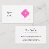 ロゴの伝統的な名刺 名刺 (正面/裏面)