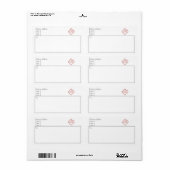 ロゴの作パーソナライズされた成カスタム ラベル (フルシート)