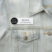 ロゴの作成名前をカスタムするラベル 名札 (インサイチュ)