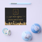 ロゴの再オープン – ビジネスシティのホームクリーニングサービス チラシ (シングル)