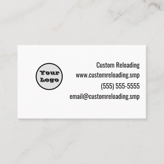 ロゴの再ロー連絡ドとデータテンプレートのロード 名刺 (正面)