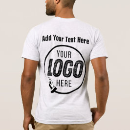 ロゴの写真イメージで置き換えパーソナライズされた Tシャツ