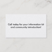 ロゴの写真、伝統の看護およびリハビリテーション、800… 名刺 (裏面)