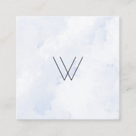 ロゴの冬 スクエア名刺