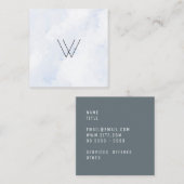 ロゴの冬 スクエア名刺 (正面/裏面)