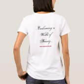 ロゴの前部 Tシャツ (裏面)