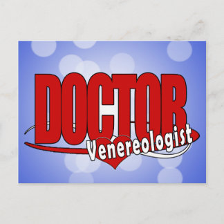 ロゴの医者Venereologist ポストカード