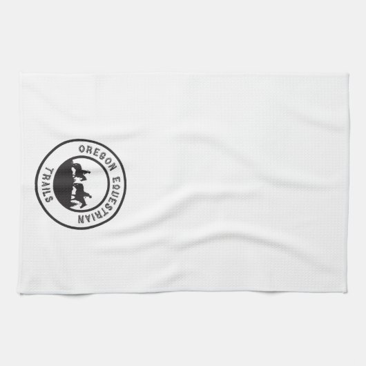 ロゴの台所タオル キッチンタオル (横)