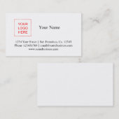 ロゴの名刺のテンプレート|はカスタム設計します 名刺 (正面/裏面)