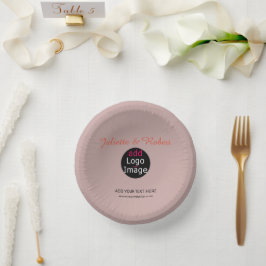 ロゴの埃結婚っぽいバラのHue Artの追加 ペーパーボウル