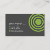 ロゴの専門のモダンな名刺 名刺 (裏面)