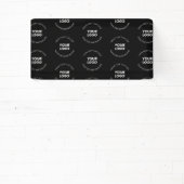 ロゴの差し替えとテキストパターンの編集が簡単 横断幕 (インサイチュ)