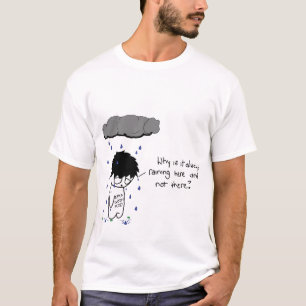ロゴの悲しい雲 Tシャツ