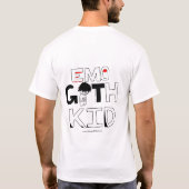 ロゴの悲しい雲 Tシャツ (裏面)