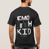 ロゴの悲しい雲 Tシャツ (裏面)