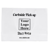 ロゴの掲載を制限 ラージペーパーバッグ (裏面)