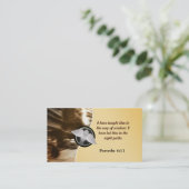 ロゴの教会名刺 名刺 (スタンド正面)