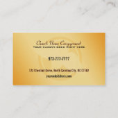 ロゴの教会名刺 名刺 (裏面)