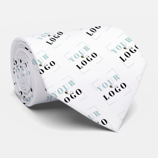 ロゴの斜線のパターン任意の色企業の ネクタイ (ロール)