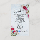 ロゴの洗い方を追気に加する 名刺 (正面)